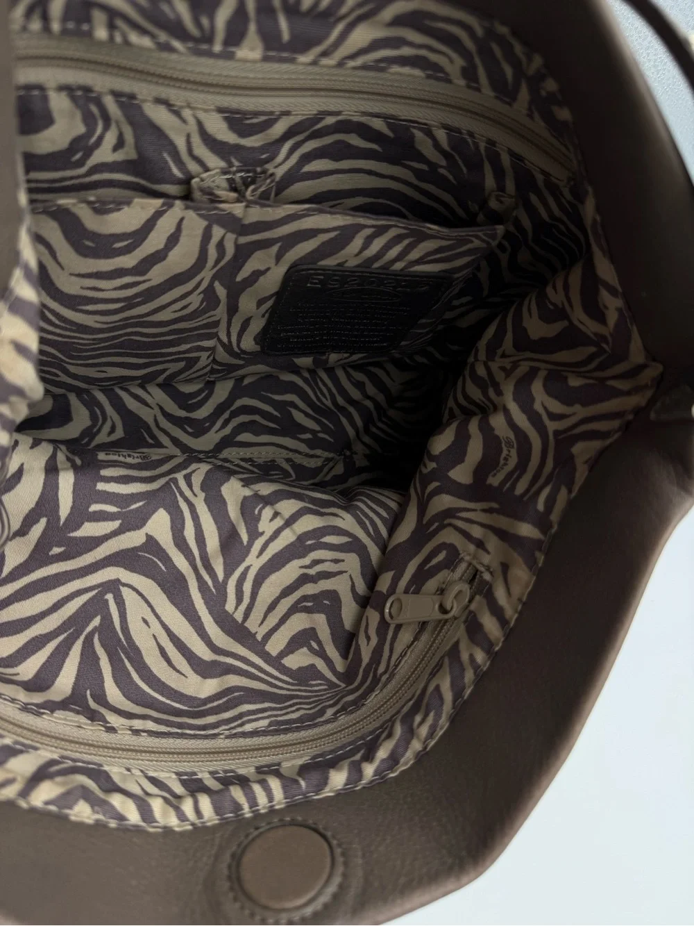 Brighton Max Soft Hobo Handbag Taupe/Dove Gray
